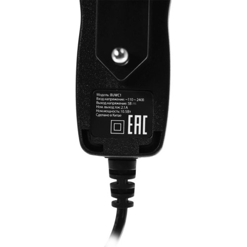 Сетевое зар./устр. Buro BUWC1 10W 2A универсальное черный (BUWC10S00CBK)