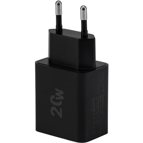 Сетевое зар./устр. Digma DGW2D 20W 3A+1A (PD+QC) USB-C/USB-A универсальное черный (DGW2D0F110BK)