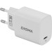 Сетевое зар./устр. Digma DGW2C 20W 3A (PD) USB-C универсальное белый (DGW2C0F010WH) Сетевое зар./устр. Digma DGW2C 20W 3A (PD) USB-C универсальное белый (DGW2C0F010WH)