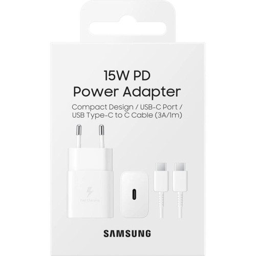 Сетевое зар./устр. Samsung EP-T1510X 2A+1.67A (PD) USB Type-C для Samsung белый (EP-T1510XWEGRU) Сетевое зар./устр. Samsung EP-T1510X 2A+1.67A (PD) USB Type-C для Samsung белый (EP-T1510XWEGRU)