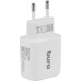Сетевое зар./устр. Buro BUWG1 18W 3A (QC) USB-A универсальное белый (BUWG18P100WH)