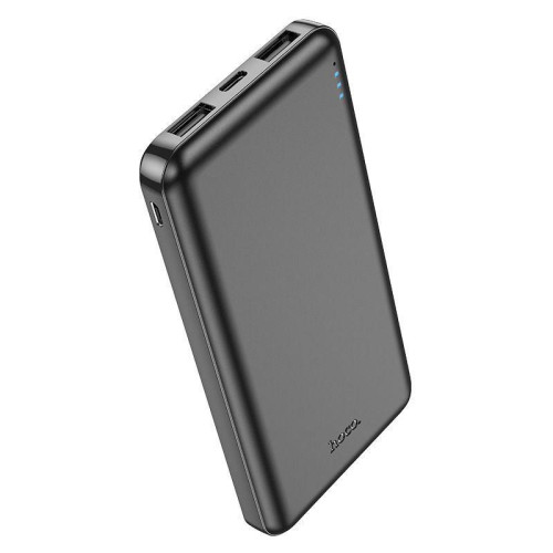Мобильный аккумулятор Hoco J100 High-ranking 10000mAh 2.1A 2xUSB-A черный