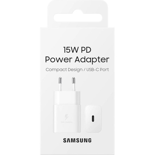 Сетевое зар./устр. Samsung EP-T1510N 2A+1.67A (PD) USB Type-C Samsung белый (EP-T1510NWEGEU) Сетевое зар./устр. Samsung EP-T1510N 2A+1.67A (PD) USB Type-C Samsung белый (EP-T1510NWEGEU)