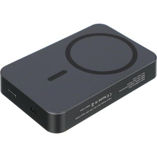 Мобильный аккумулятор Cactus CS-PBFSTA-10000 10000mAh 22.5W 4.5A USB-C беспров.зар. серый
