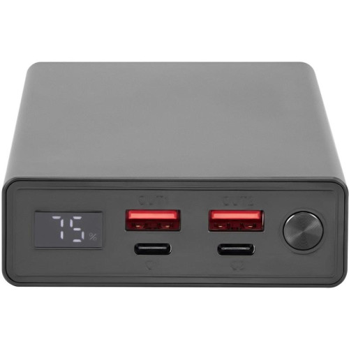 Мобильный аккумулятор Digma DGPD100WA 20000mAh QC3.0/PD3.0 100W 5A 2xUSB-A/2xUSB-C черный (DGPD20A100ABK)