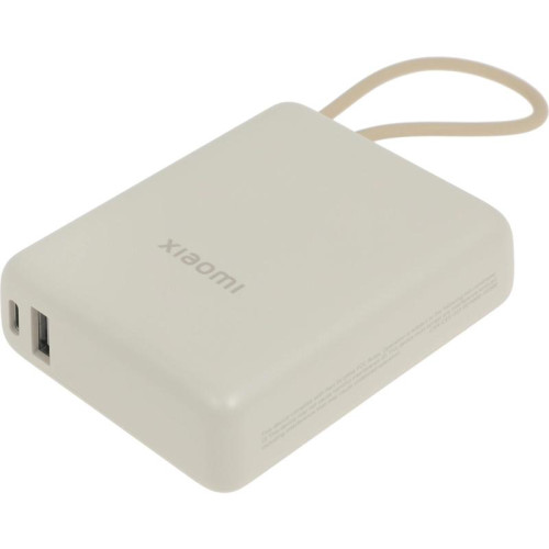 Мобильный аккумулятор Xiaomi BHR9333GL 10000mAh PD 33W 3A USB-A/USB-C бежевый