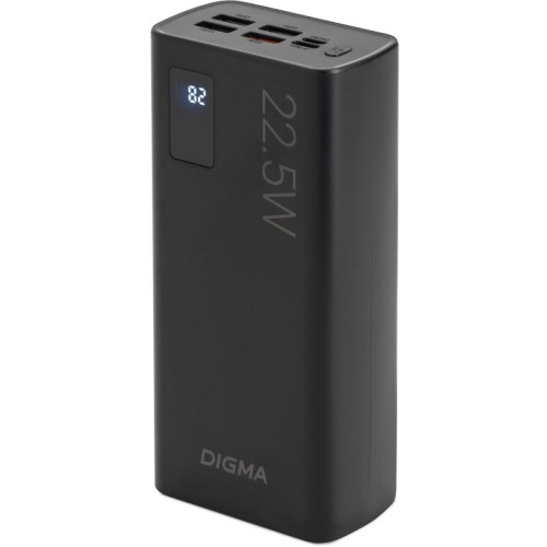 Мобильный аккумулятор Digma DGPF30A 30000mAh QC3.0/PD3.0 22.5W 3A 4xUSB-A/USB-C черный (DGPF30A22ABK) Мобильный аккумулятор Digma DGPF30A 30000mAh QC3.0/PD3.0 22.5W 3A 4xUSB-A/USB-C черный (DGPF30A22ABK)