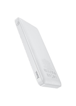 Мобильный аккумулятор Hoco J72 Easy travel 10000mAh 2A 2xUSB-A белый (J72 EASY TRAVEL WHITE)