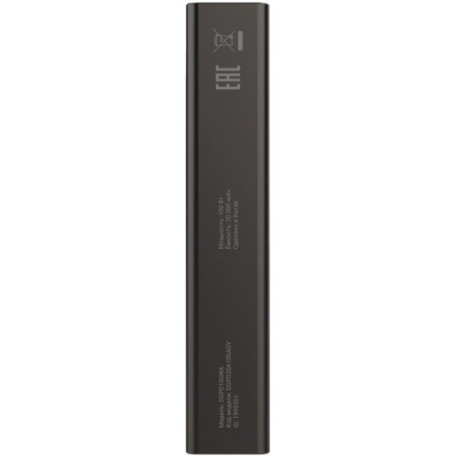 Мобильный аккумулятор Digma DGPD100WA 20000mAh QC3.0/PD3.0 100W 5A 2xUSB-A/2xUSB-C черный (DGPD20A100ABK)