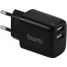 Сетевое зар./устр. Buro BUWH1 15.5W 3.1A 2xUSB универсальное черный (BUWH15S200BK)