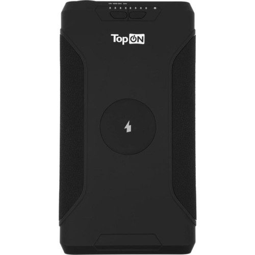 Мобильный аккумулятор TopON TOP-X73 72000mAh QC3.0/PD3.0/Qi 180W 5A USB-A/2xUSB-C беспров.зар. черный (103073)