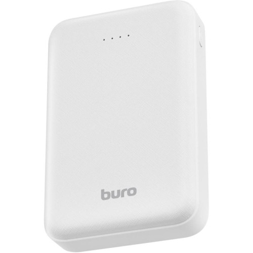Мобильный аккумулятор Buro T4-10000 10000mAh 10W 2A 2xUSB-A белый (T4-10000-WT)