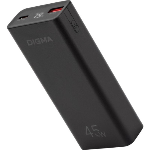Мобильный аккумулятор Digma DGPF10E 10000mAh QC3.0/PD3.0 45W 4.5A USB-A/USB-C черный (DGPF10E45ABK) Мобильный аккумулятор Digma DGPF10E 10000mAh QC3.0/PD3.0 45W 4.5A USB-A/USB-C черный (DGPF10E45ABK)