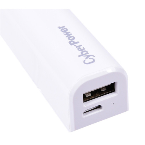 Аккумулятор Cyberpower CP2500NLS Power Bank 2500мА, белый/ PowerBank Cyberpower CP2500NLS 2500mAh, white