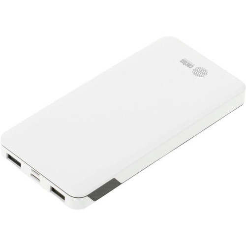 Мобильный аккумулятор Cactus CS-PBFSKT-10000 10000mAh 10.5W 2.1A 2xUSB-A/USB-C белый