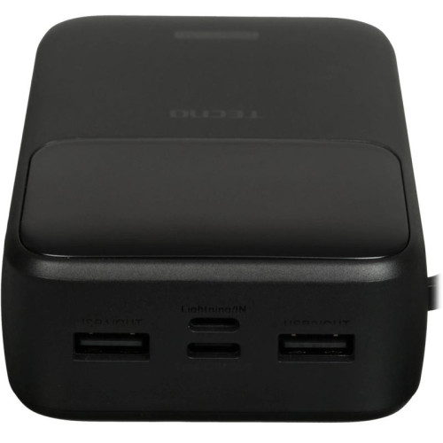 Внешний аккумулятор Tecno Pocket S201 20000mAh 2.4A 2xUSB-A/USB-C черный