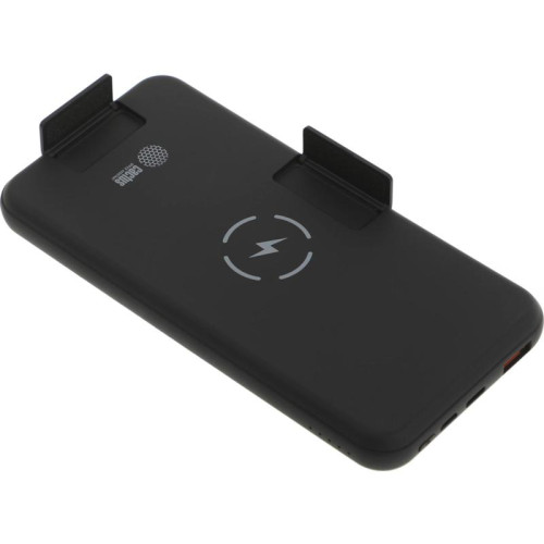 Мобильный аккумулятор Cactus CS-PBFSQT-10000 10000mAh QC/PD 18W 3A USB-A/USB-C беспров.зар. черный