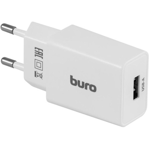 Сетевое зар./устр. Buro BUWA1 10.5W 2.1A USB-A универсальное белый (BUWA10S100WH)