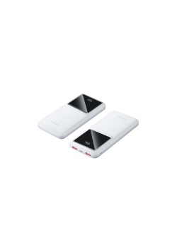 Power Bank Vention 10000mAh(M/C-A/A)22.5W Белый с LED Дисплеем