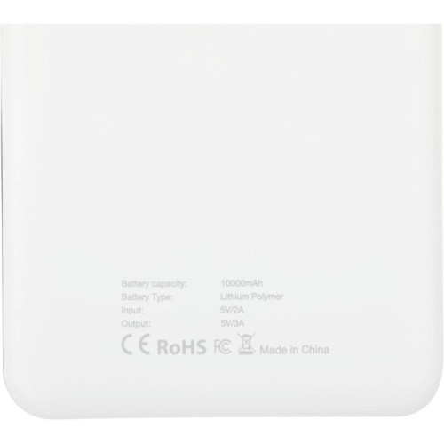 Мобильный аккумулятор Cactus CS-PBFSKT-10000 10000mAh 10.5W 2.1A 2xUSB-A/USB-C белый