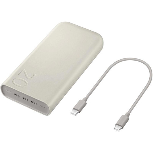 Мобильный аккумулятор Samsung EB-P4520 20000mAh PD3.0 45W 4A 3xUSB-C бежевый (EB-P4520XUEGRU)