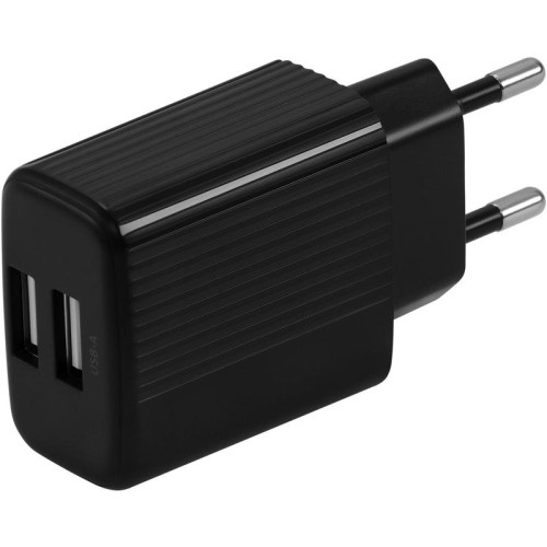 Сетевое зар./устр. Buro BUWE1 10.5W 2.1A 2xUSB универсальное черный (BUWE10S200BK)