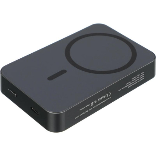 Мобильный аккумулятор Cactus CS-PBFSTA-10000 10000mAh 22.5W 4.5A USB-C беспров.зар. серый
