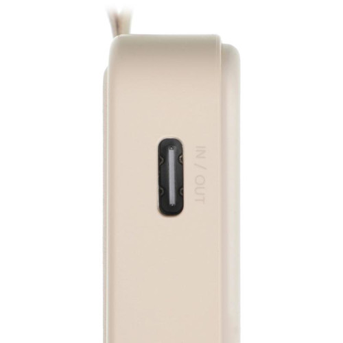 Мобильный аккумулятор Xiaomi BHR9074GL 6000mAh Qi 15W 2.4A USB-C беспров.зар. бежевый