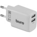 Сетевое зар./устр. Buro BUWH1 15.5W 3.1A 2xUSB универсальное белый (BUWH15S200WH) Сетевое зар./устр. Buro BUWH1 15.5W 3.1A 2xUSB универсальное белый (BUWH15S200WH)