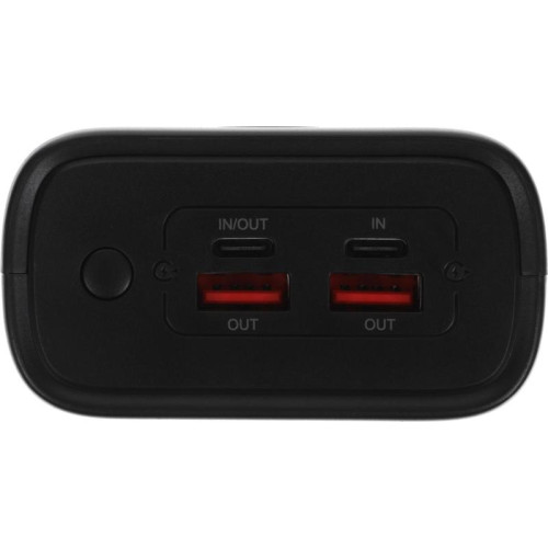 Мобильный аккумулятор Cactus CS-PBFSJA-30000 30000mAh 22.5W 4.5A 2xUSB-A/2xUSB-C черный