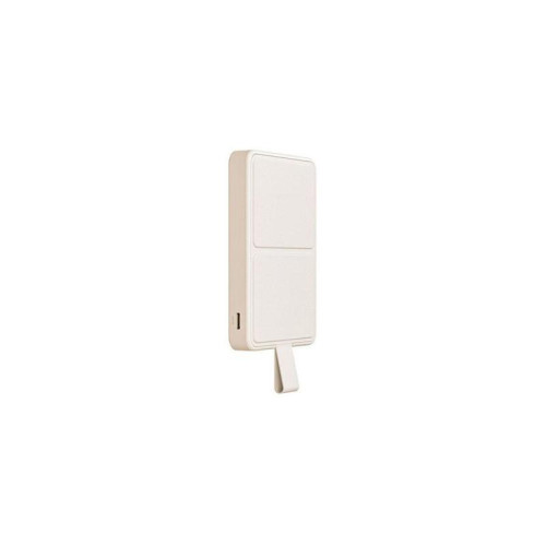 Мобильный аккумулятор Xiaomi BHR9074GL 6000mAh Qi 15W 2.4A USB-C беспров.зар. бежевый