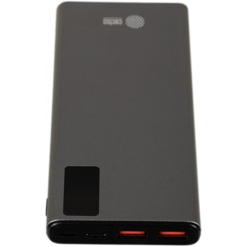 Мобильный аккумулятор Cactus CS-PBFSLT-10000 10000mAh 3A 2xUSB-A/USB-C серый