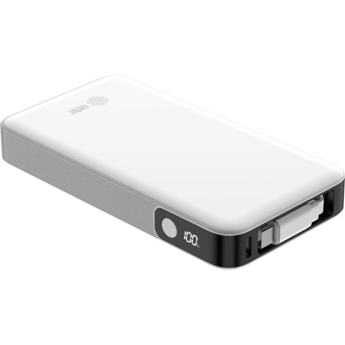Мобильный аккумулятор Cactus CS-PBFSPA-10000 10000mAh 22.5W 4.5A 2xUSB-C белый