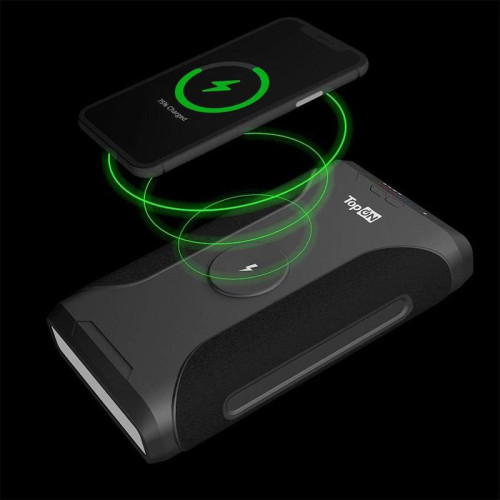 Мобильный аккумулятор TopON TOP-X73 72000mAh QC3.0/PD3.0/Qi 180W 5A USB-A/2xUSB-C беспров.зар. черный (103073)