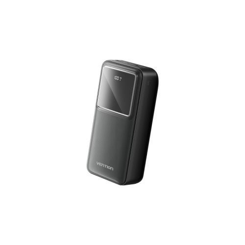 Power Bank Vention 30000mAh(Micro-USB/C-A/A)22.5W Черный с LED Дисплеем, шт.
