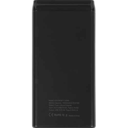 Мобильный аккумулятор Cactus CS-PBFSFT-10000 10000mAh 10.5W 2.1A 2xUSB-A черный