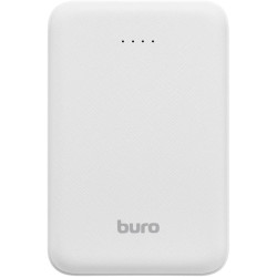 Мобильный аккумулятор Buro T4-10000 10000mAh 10W 2A 2xUSB-A белый (T4-10000-WT)
