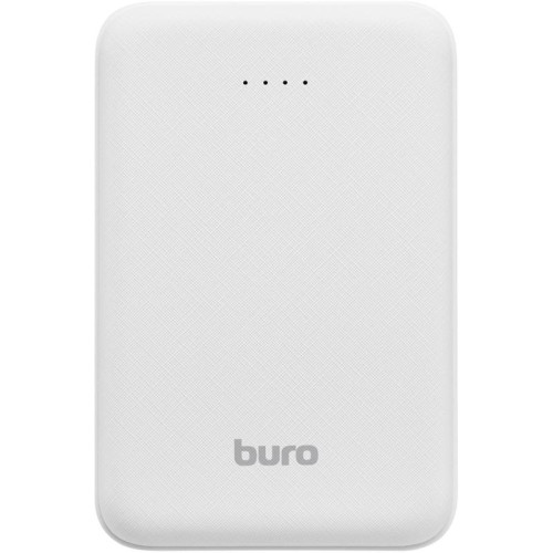 Мобильный аккумулятор Buro T4-10000 10000mAh 10W 2A 2xUSB-A белый (T4-10000-WT)