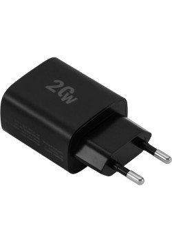 Сетевое зар./устр. Digma DGW2C 20W 3A (PD) USB-C универсальное черный (DGW2C0F010BK)