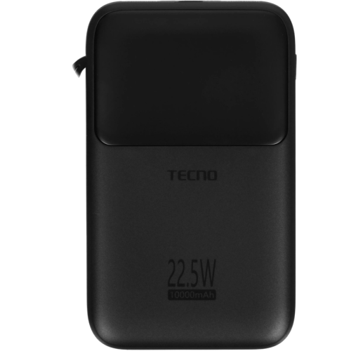 Внешний аккумулятор Tecno Pocket S101Q 10000mAh QC3.0/PD3.0 22.5W 2.4A 2xUSB-A/USB-C черный