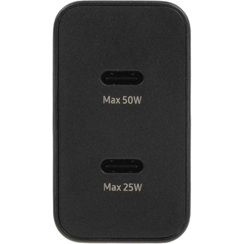Сетевое зар./устр. Samsung EP-T5020X 50W 3A (PD) 2xUSB type-C для Samsung черный (EP-T5020XBEGEU)