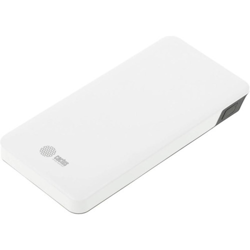 Мобильный аккумулятор Cactus CS-PBFSKT-10000 10000mAh 10.5W 2.1A 2xUSB-A/USB-C белый