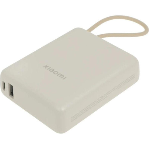 Мобильный аккумулятор Xiaomi BHR9333GL 10000mAh PD 33W 3A USB-A/USB-C бежевый