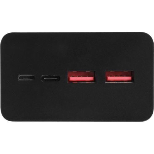 Мобильный аккумулятор Cactus CS-PBFSKA-30000 30000mAh 22.5W 4.5A USB-A/USB-C черный