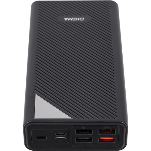Мобильный аккумулятор Digma DGP-30000-4U 30000mAh QC4.0/PD3.0 22.5W 3A 4xUSB-A/USB-C черный (DGP-30000-4U-B)