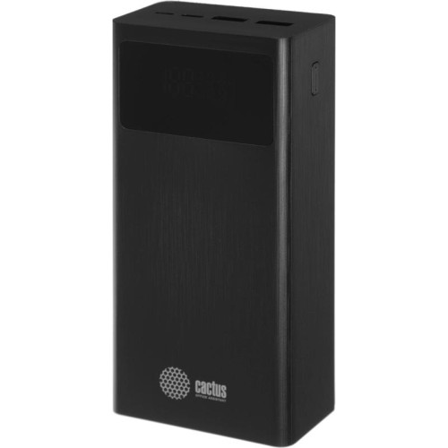 Мобильный аккумулятор Cactus CS-PBFSKA-30000 30000mAh 22.5W 4.5A USB-A/USB-C черный