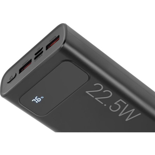 Мобильный аккумулятор Digma DGPF20A 20000mAh QC3.0/PD3.0 22.5W 3A 2xUSB-A/USB-C черный (DGPF20A22PBK)