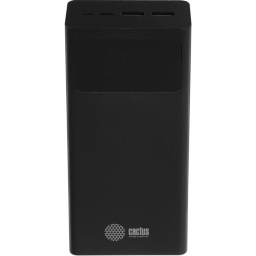 Мобильный аккумулятор Cactus CS-PBFSKA-30000 30000mAh 22.5W 4.5A USB-A/USB-C черный