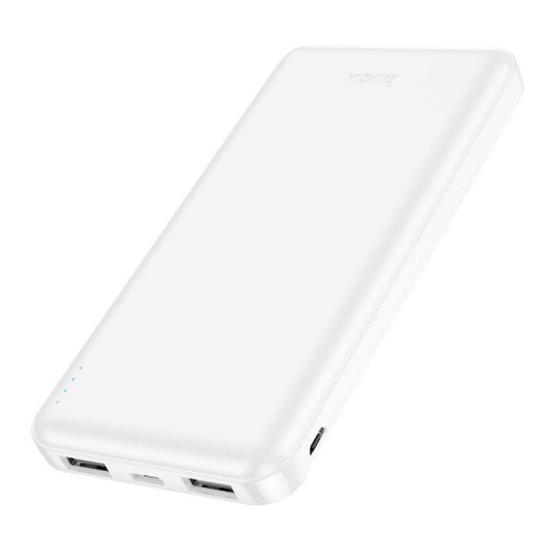 Мобильный аккумулятор Hoco J100 High-ranking 10000mAh 2.1A 2xUSB-A белый (J100 HIGH-RANKING WHITE)
