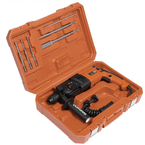 Перфоратор Daewoo DAH 820 патрон:SDS-plus уд.:3Дж 820Вт (кейс в комплекте)